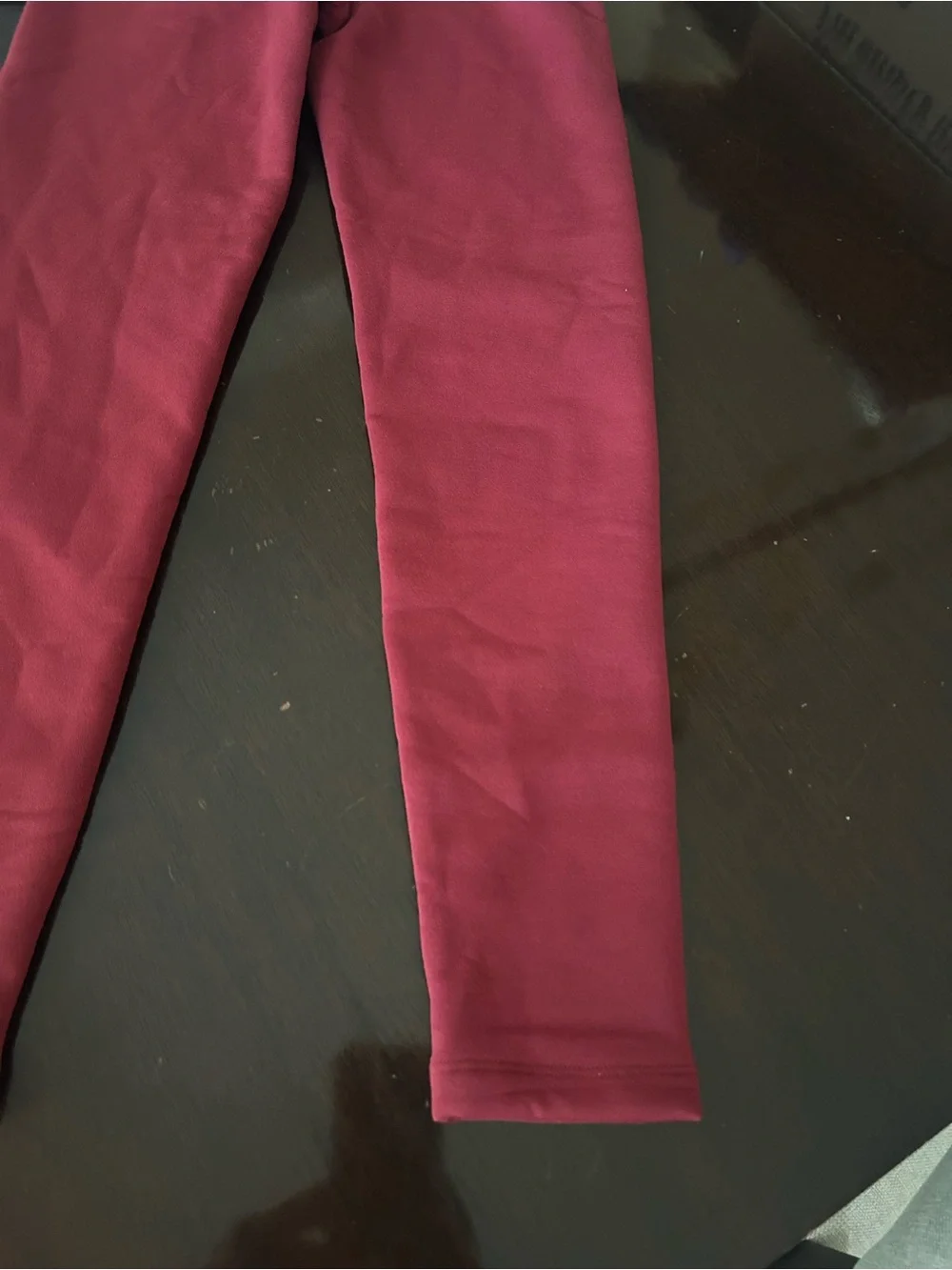 NWT Athleta Girl Maroon Polartec Performance Leggings